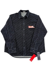 Dior x Kaws Button Up Denim Shirt Navy