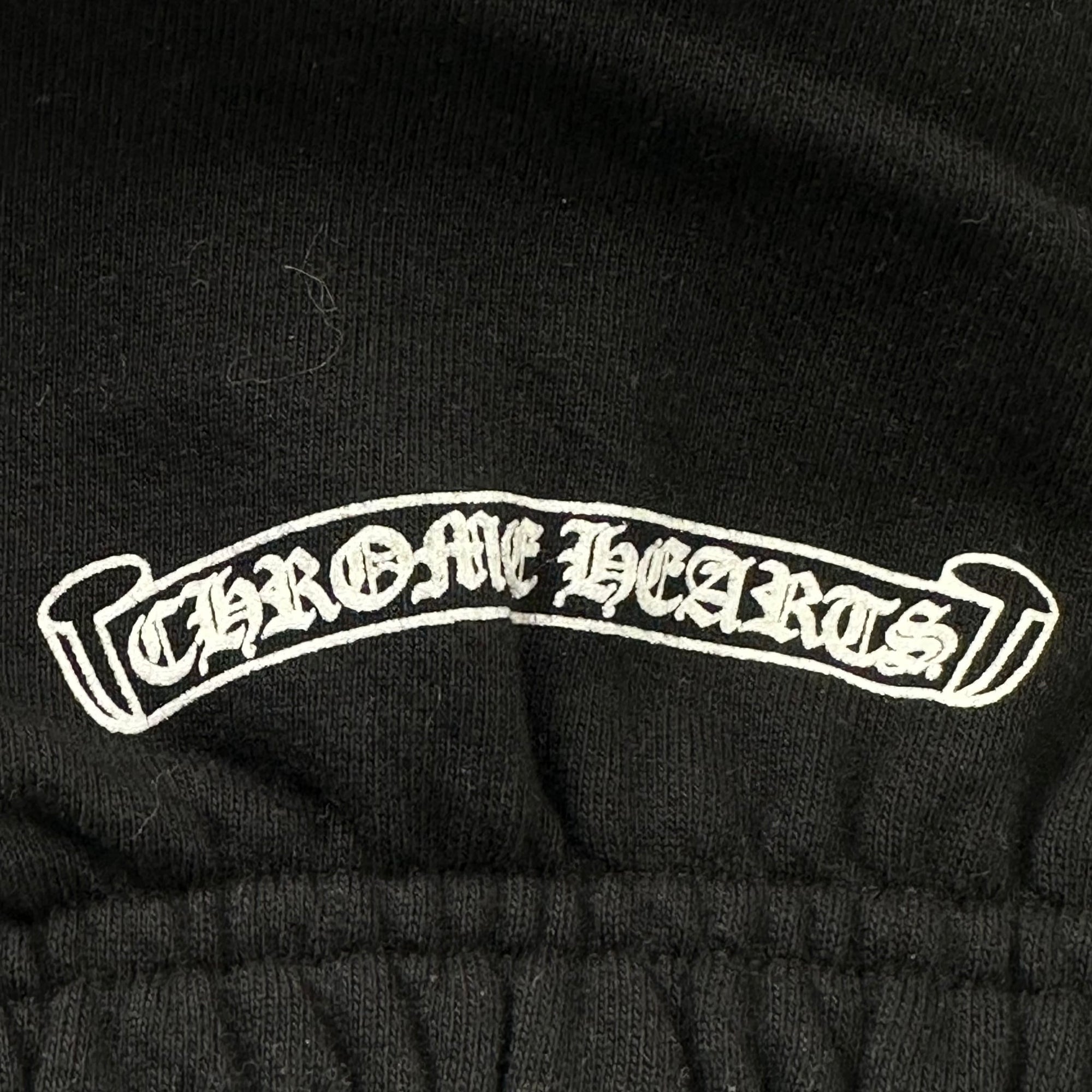 Chrome Hearts Scroll Logo Sweatpants Black
