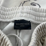 Balenciaga Men's Tat Baggy Sweatpants Beige/Brown