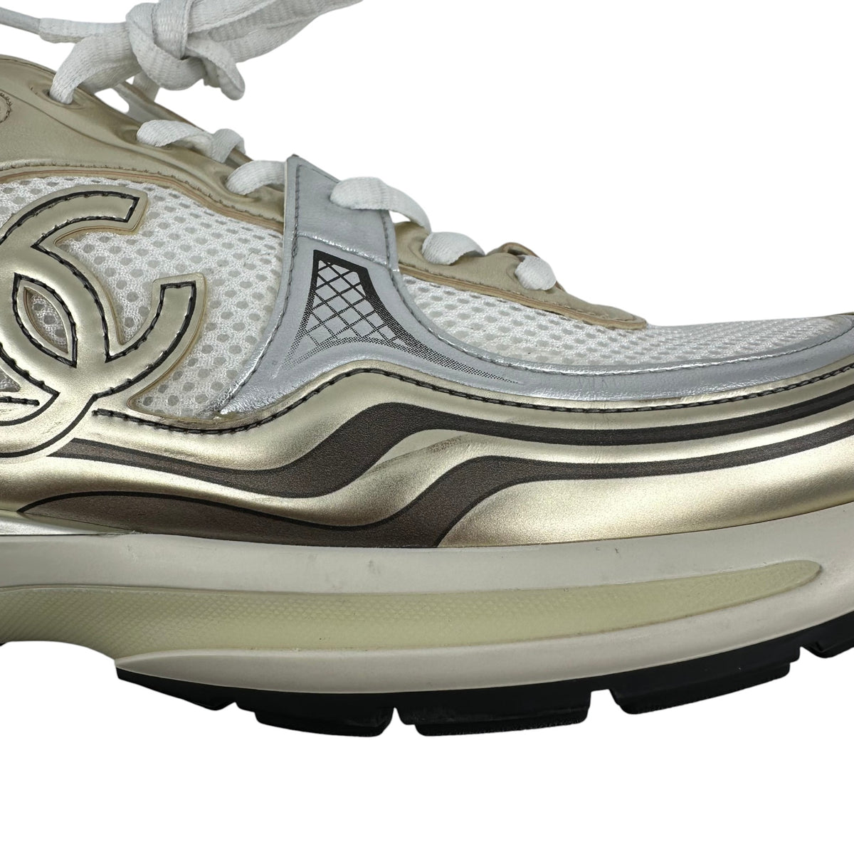 Chanel CC Runner Gold Laminate