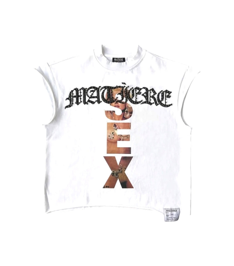 Matière De Désirs Madonna Sex Shirt White