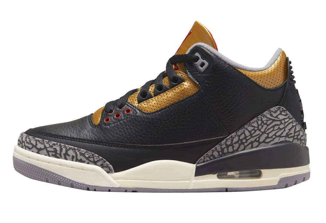 Air Jordan 3 Retro "Black Gold"