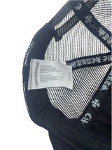 Chrome Hearts F*CK Letter Patch Trucker Cap Black/White