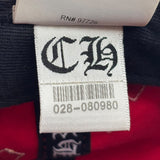Chrome Hearts Cross Patch Baseball Hat Red