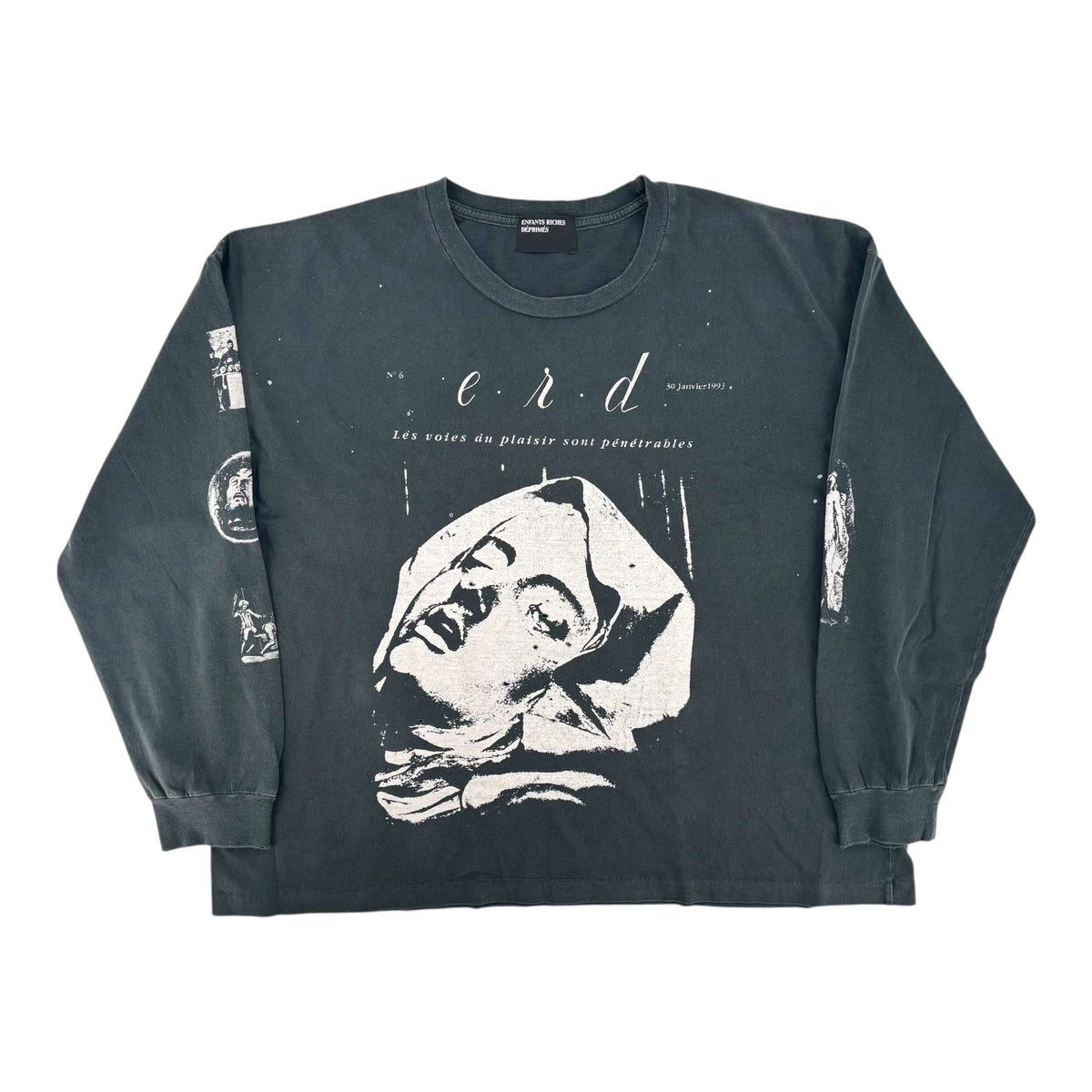 ERD THE LATENCY LS T-SHIRT ANTIQUE BLACK