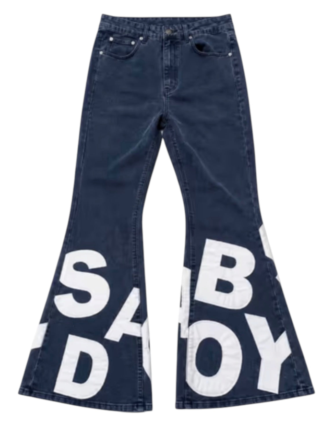 Sadboy Saga Marley Dark Blue Flare Denim