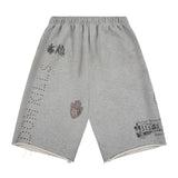 Boredom Kills Message Sweatshort Grey