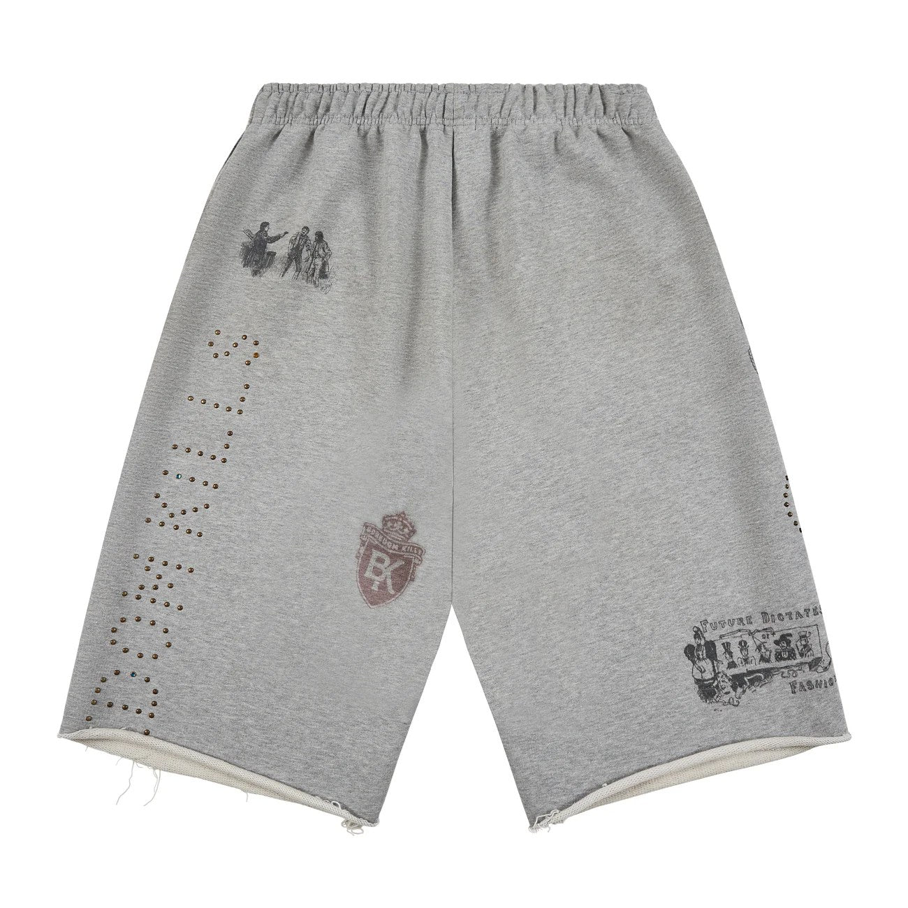 Boredom Kills Message Sweatshort Grey