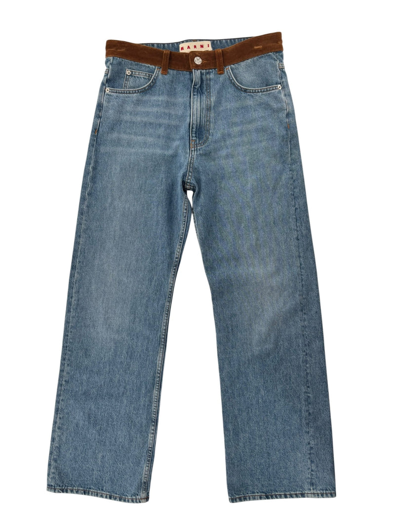 Marni Flower Patch Denim Lightwash