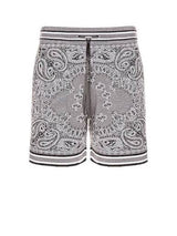 Amiri Bandana B-Ball Shorts Grey