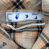 Off White Flannel Cream Black