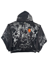 Balenciaga Skater Zip-Up Hoodie Black