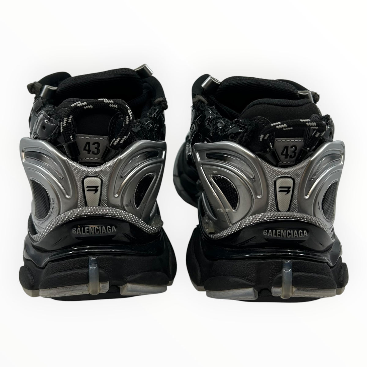 Balenciaga Runner Black Silver