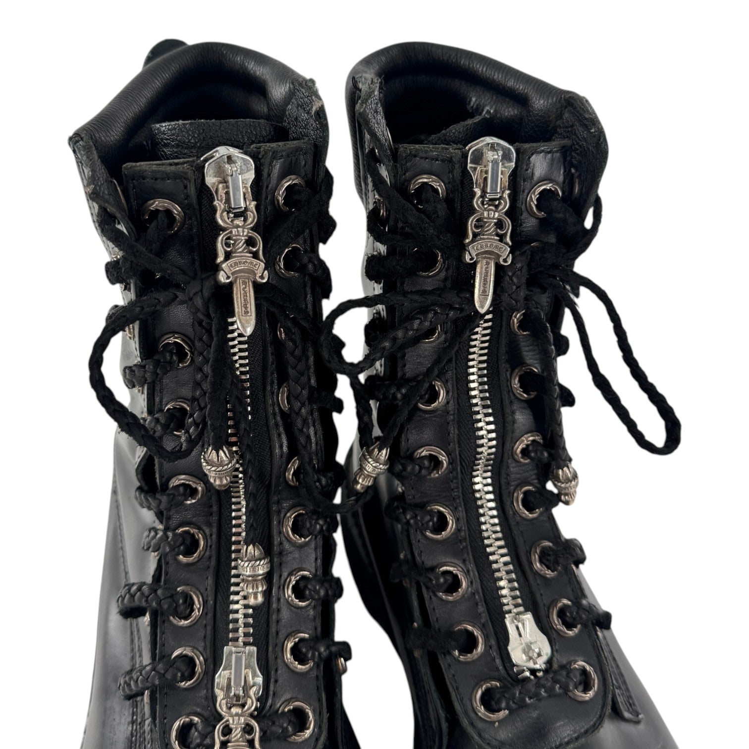 Chrome Hearts Fireman Boot Black