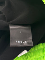 Rhude Rh Logo Track Shorts Neon