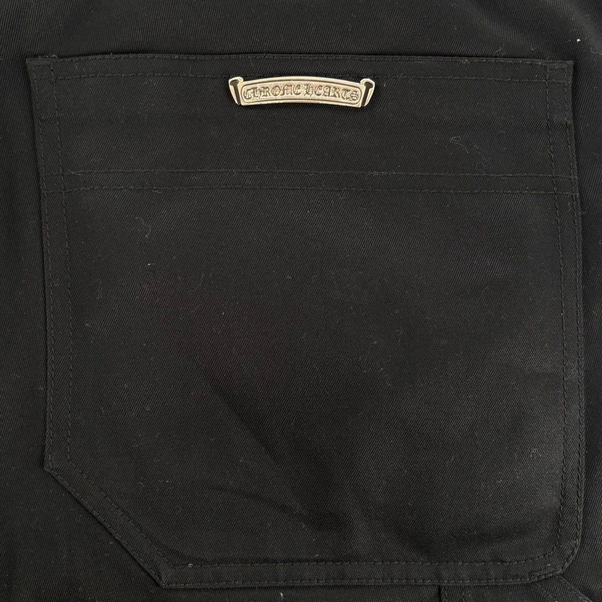 Chrome Hearts Double Knee Carpenter Shorts Black