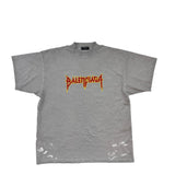 Balenciaga Metal Oversized T-Shirt Grey