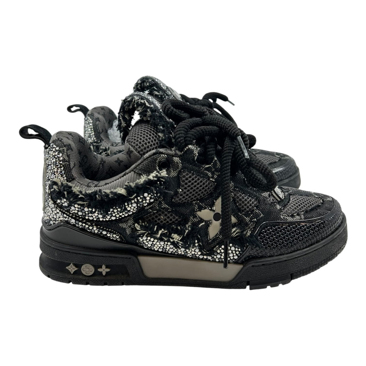 Louis Vuitton Skate Trainer Black Swarovski Monogram