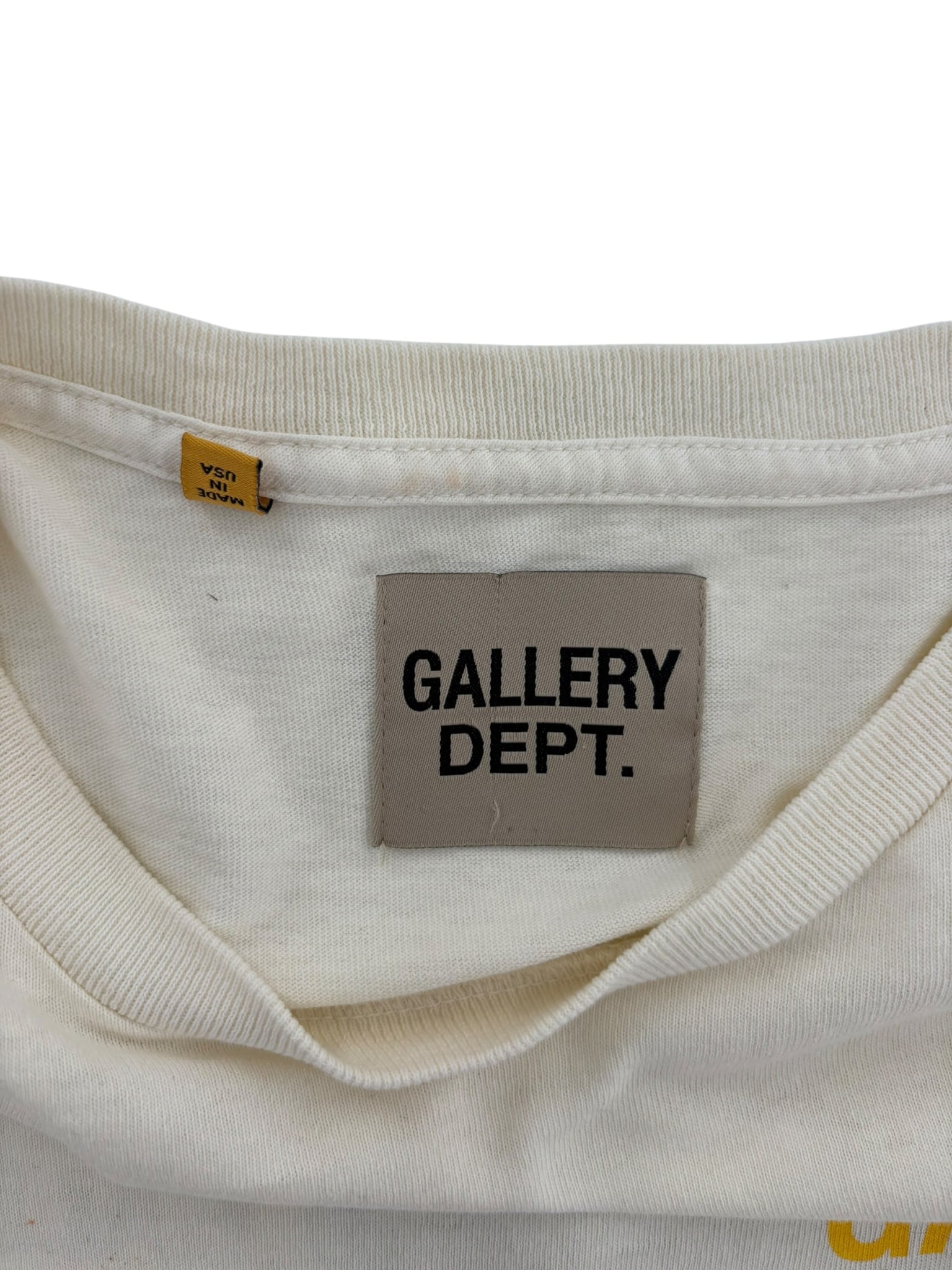 Gallery Dept. Drive Thru Boxy Fit Tee Cream