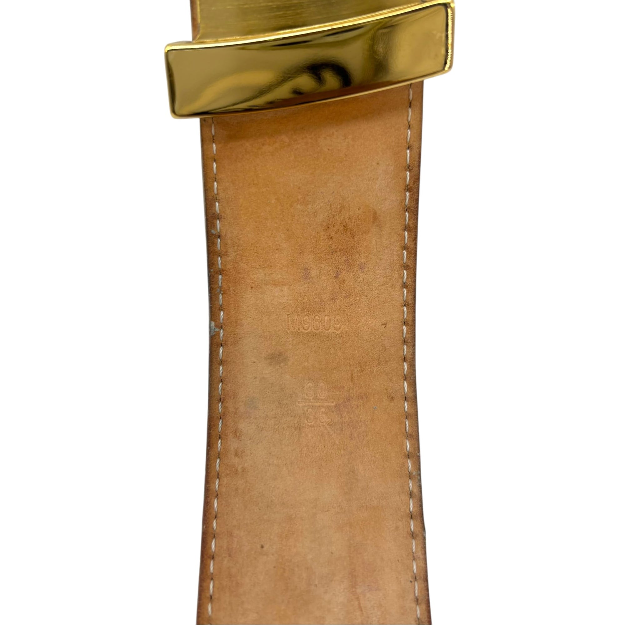 Louis Vuitton Belt Initiales Damier Azur Blue/White
