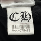 Chrome Hearts Eyechart Zip Up Hoodie Black