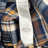 Rick Owens Flannel Blue & Yellow