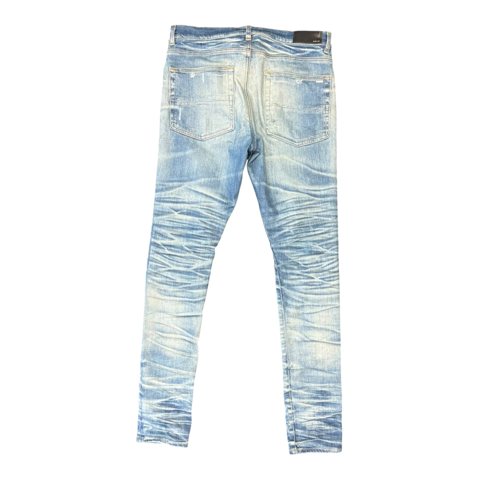 Amiri Stack Jeans Honeycomb Indigo