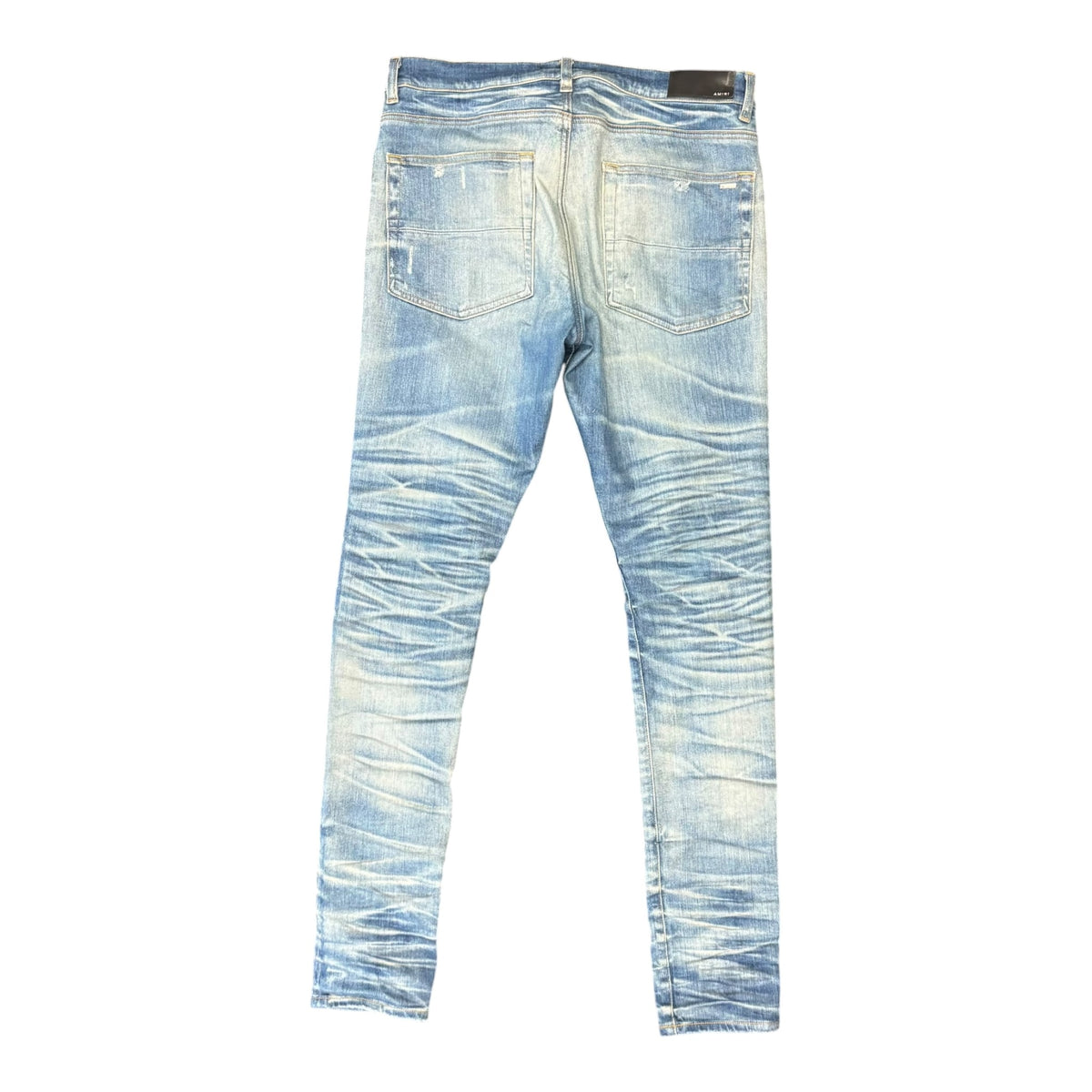 Amiri Stack Jeans Honeycomb Indigo
