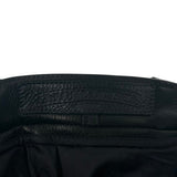 Chrome Hearts Fleur Knee Leather Carpenter Pants Black