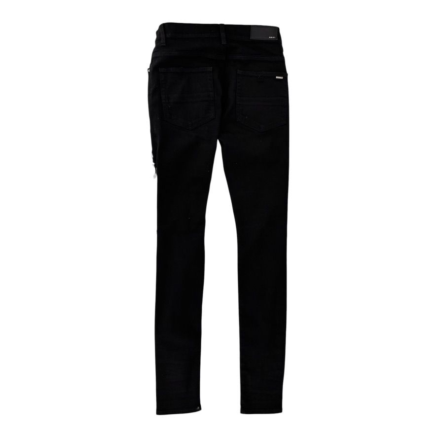 Amiri Black Distressed Skinny Jeans