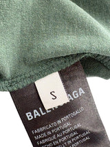 Balenciaga Basketball Jersey Tee Green