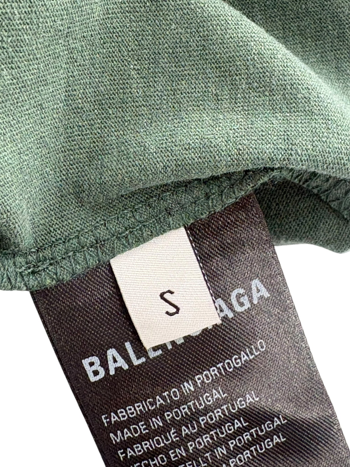 Balenciaga Basketball Jersey Tee Green