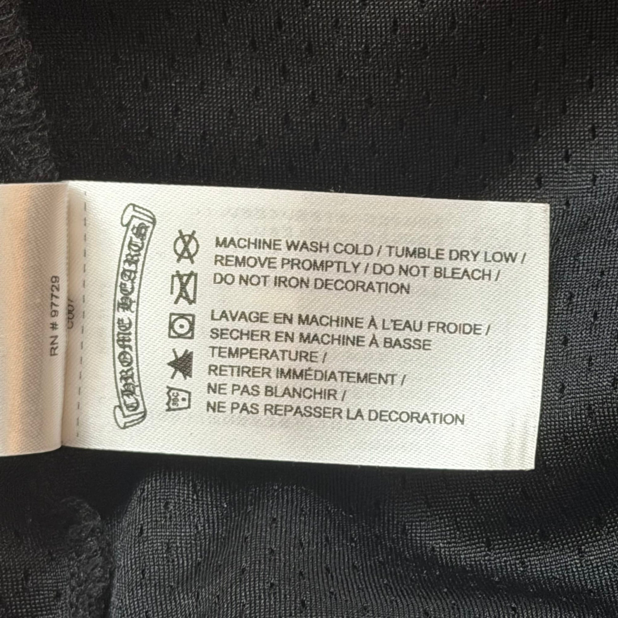 Chrome Hearts Stadium Mesh L/S Jersey Black