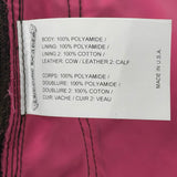 Chrome Hearts Leather Double Knee Carpenter Nylon Pants Brown