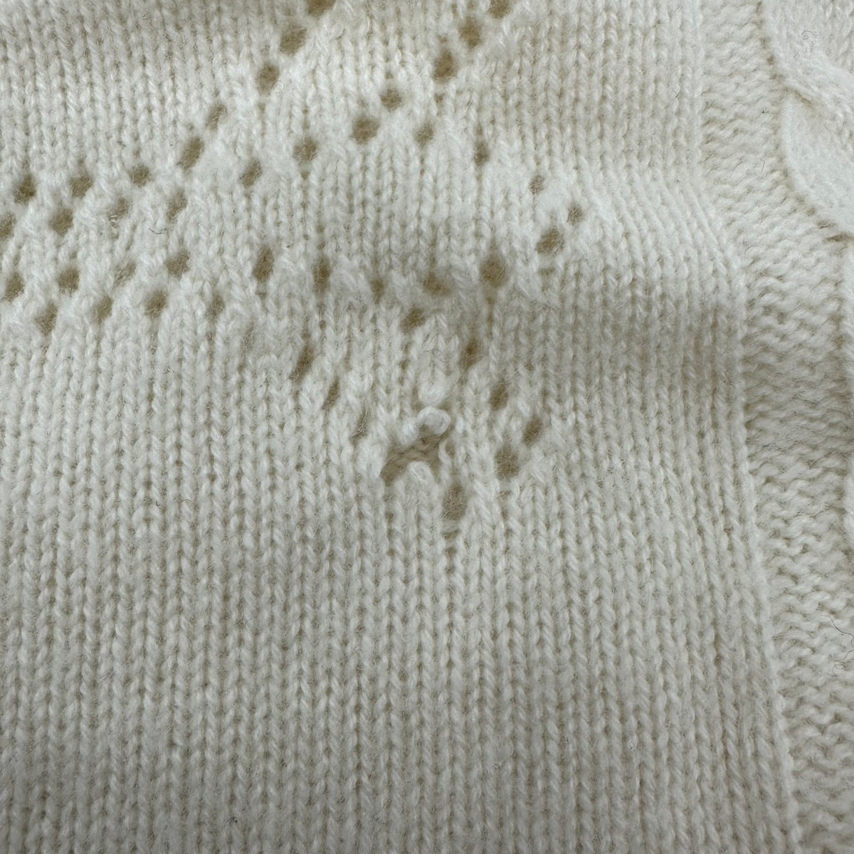 Chrome Hearts Knit Blanket Cream