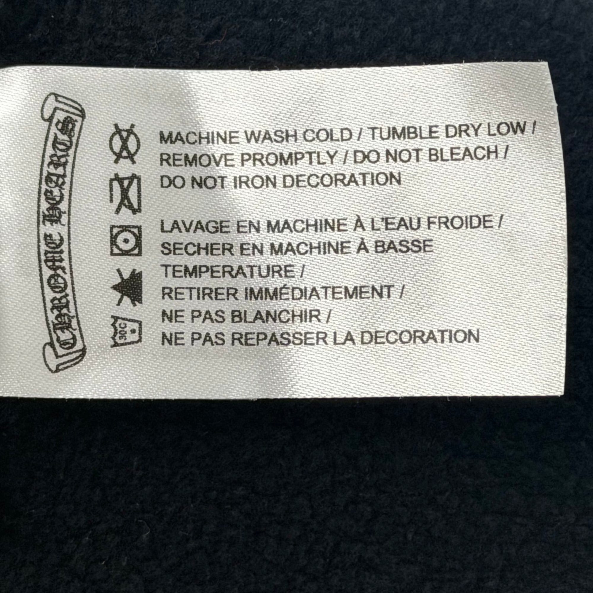 Chrome Hearts Foil Hoodie Black