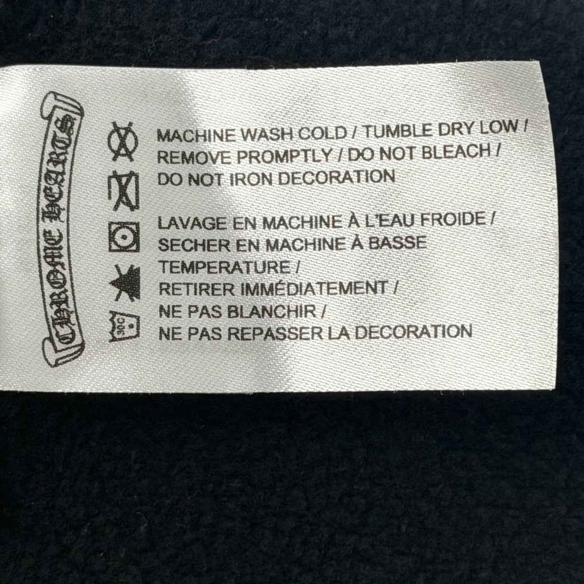 Chrome Hearts Foil Hoodie Black