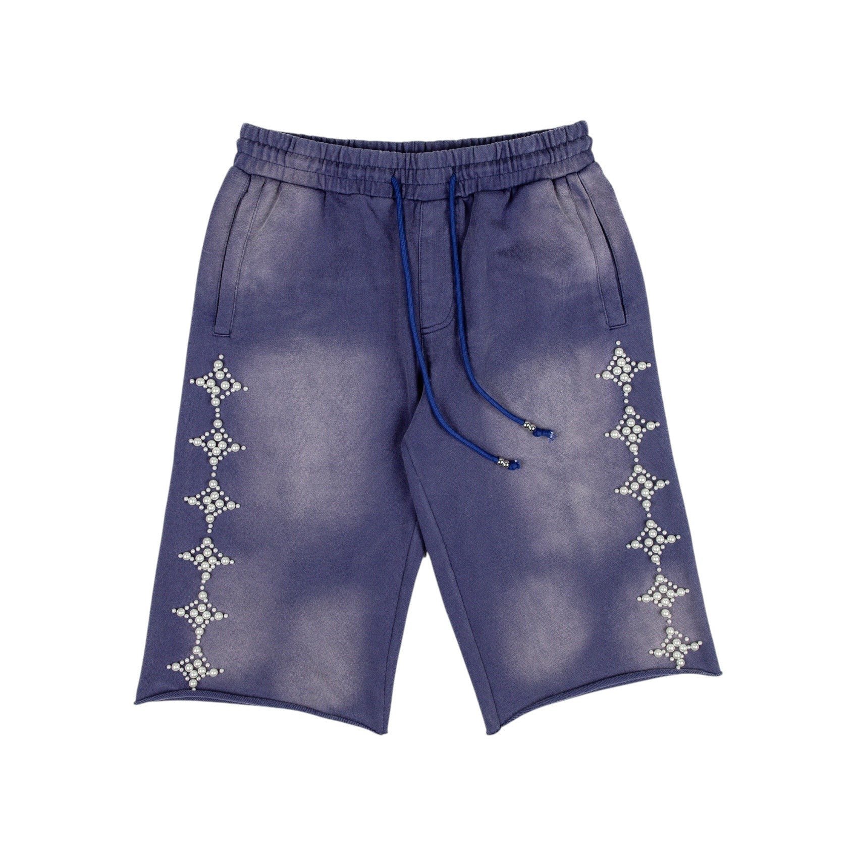Commons Pearled Star Sweatshort Vintage Navy