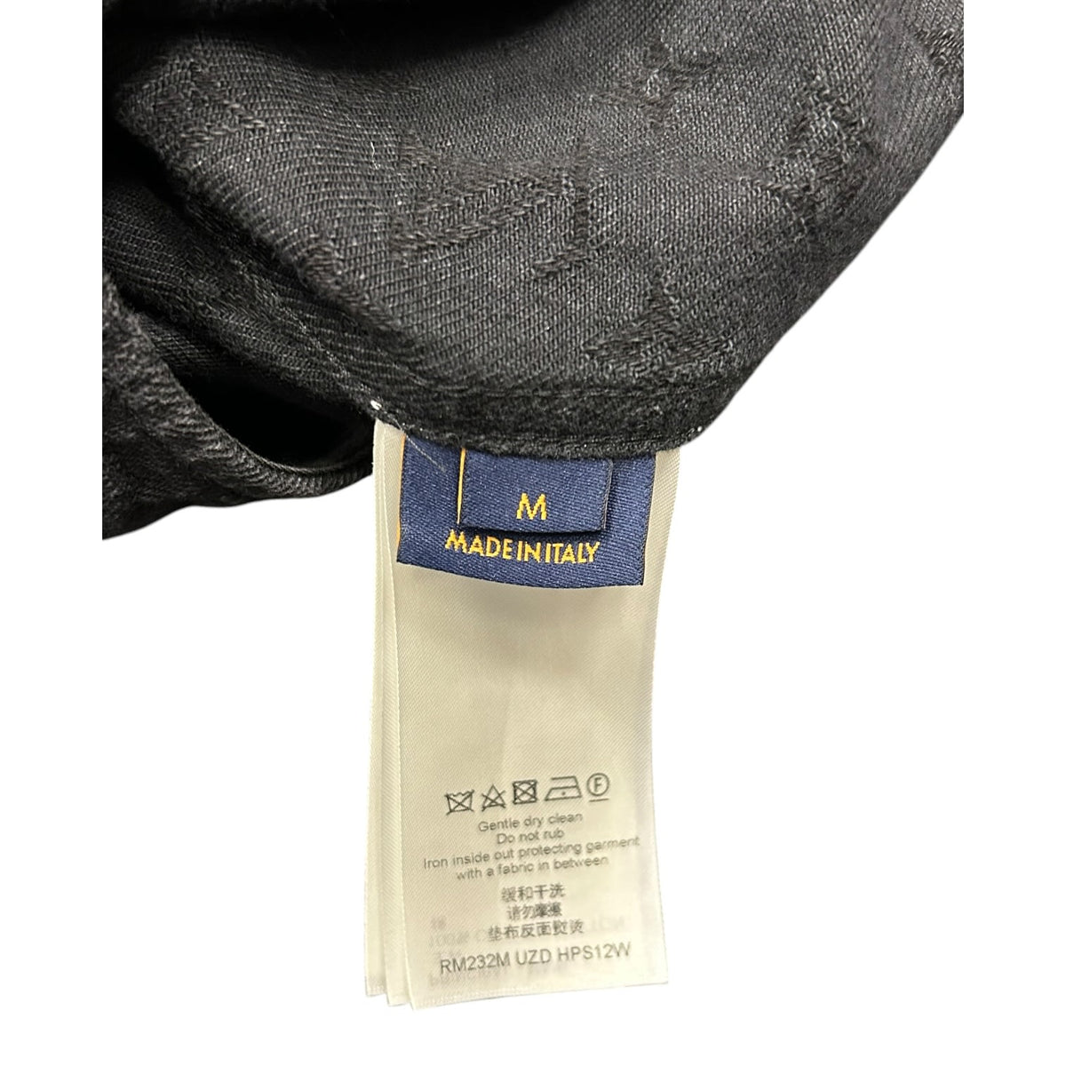 Louis Vuitton Monogram Baseball Jersey Black