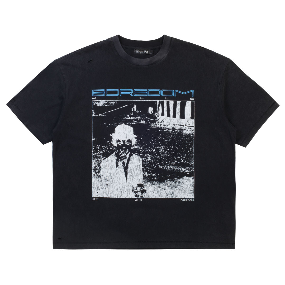 Boredom Kills Purpose Tee Black