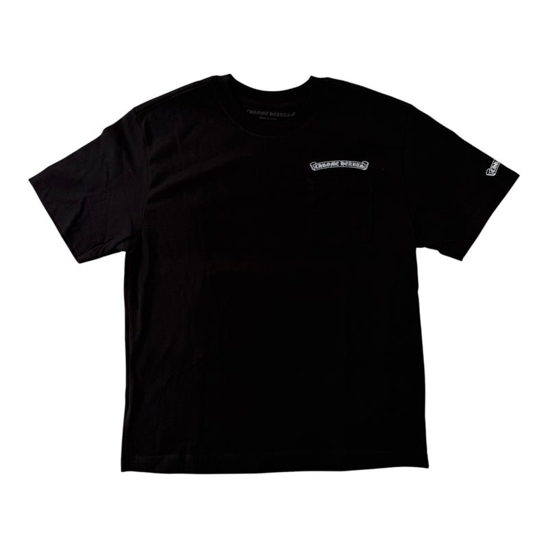 Chrome Hearts Foil Scroll Logo Tee Black