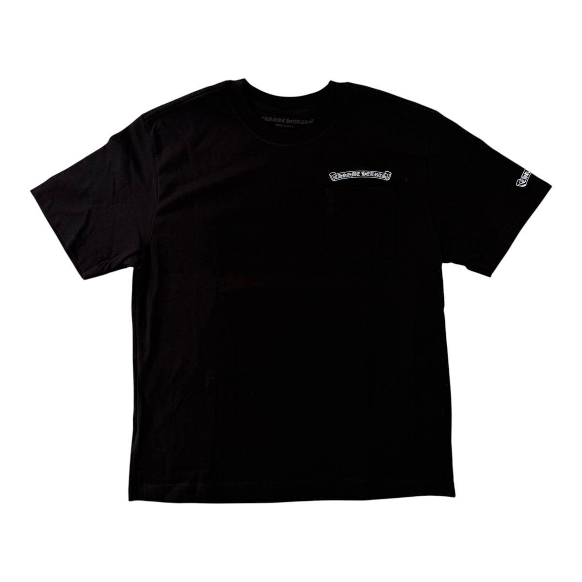 Chrome Hearts Foil Scroll Logo Tee Black
