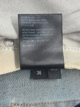 Amiri MX1 Leather Patch Jeans Blue/Black