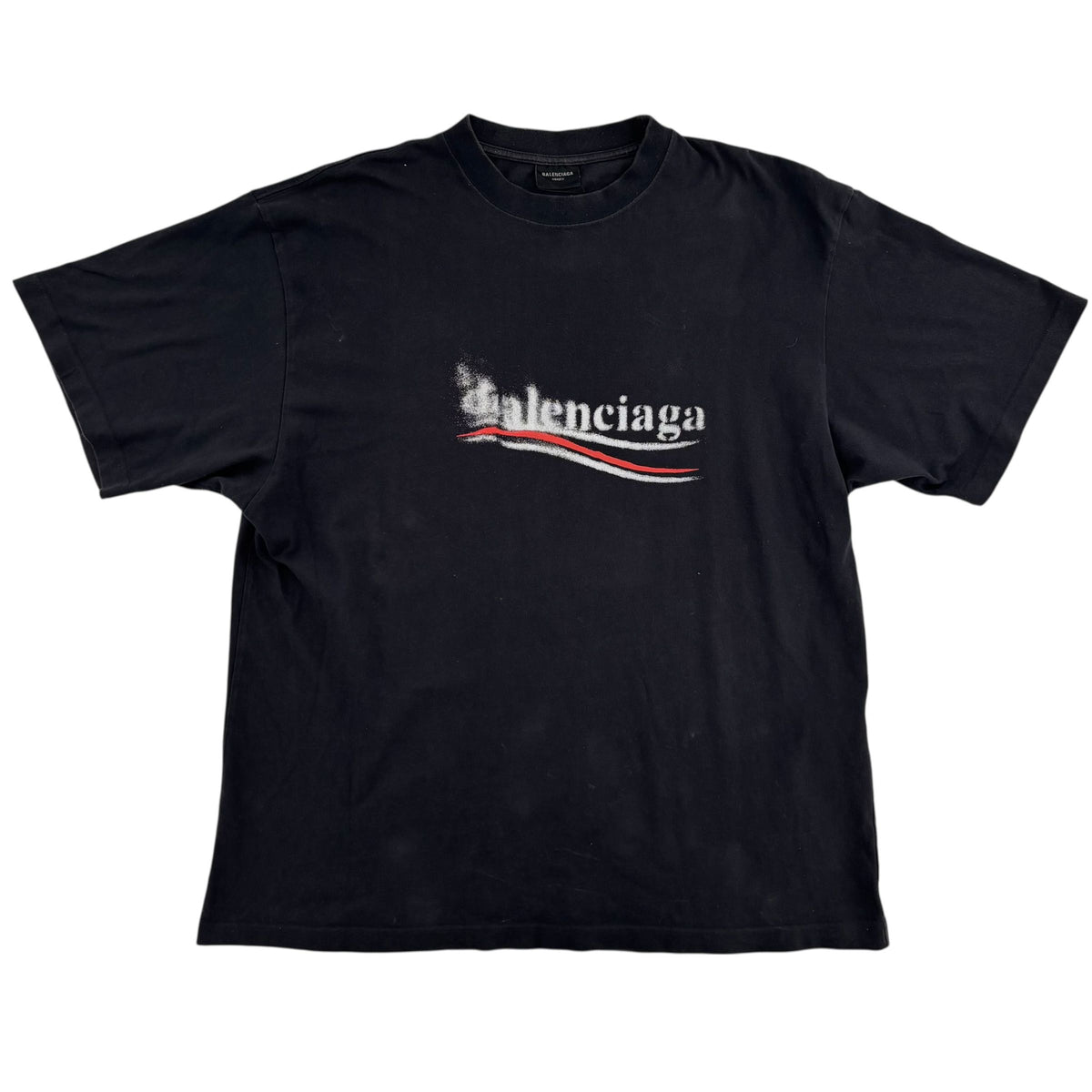 Balenciaga Campaign Tee Black