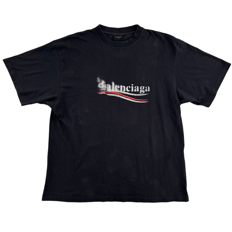 Balenciaga Campaign Tee Black