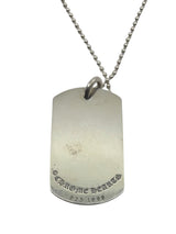 Chrome Hearts Star of David Dog Tag Necklace