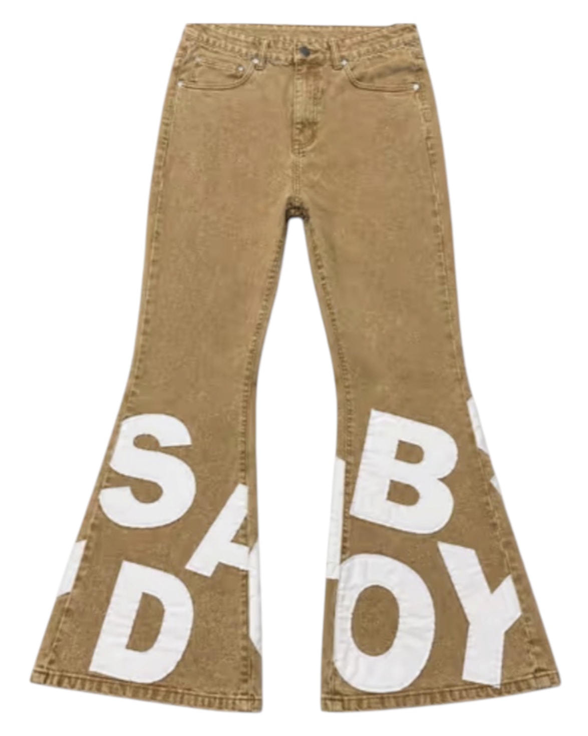 Sadboy Saga Tan Marley Flare Denim