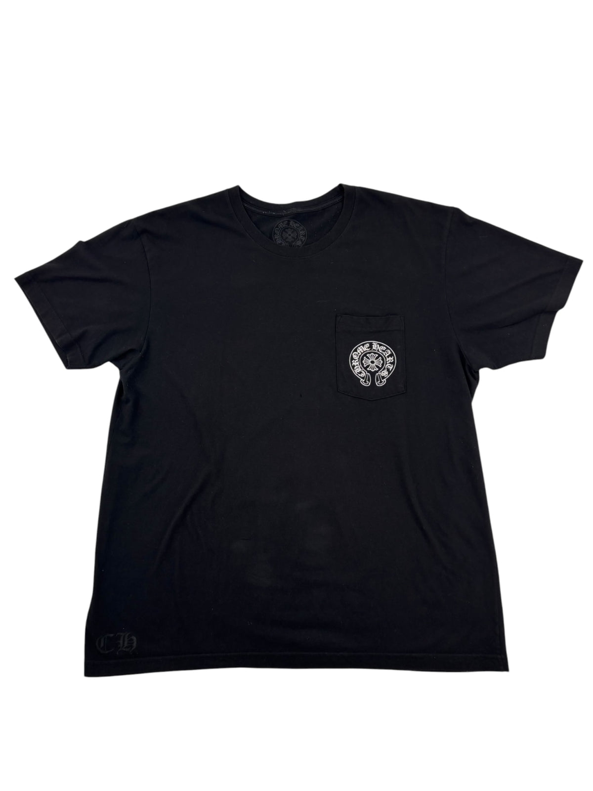 Chrome Hearts Miami Horseshoe Logo Pocket Tee Black