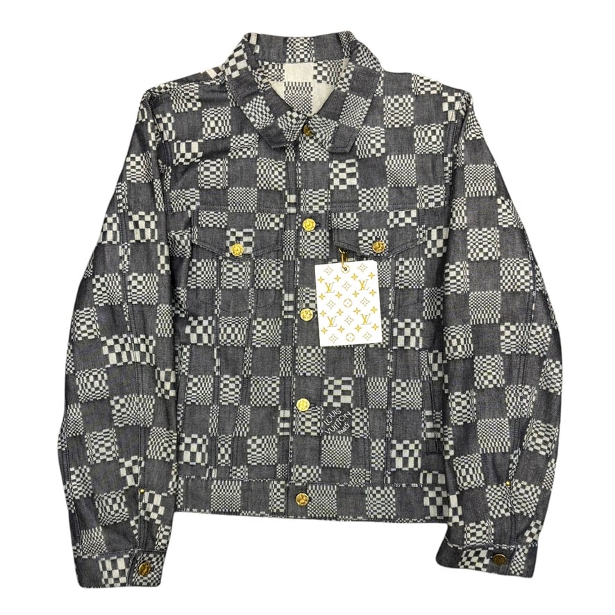 Louis Vuitton Damier Pattern Denim Jacket