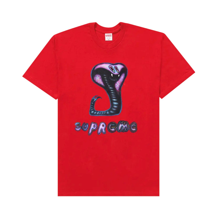 Supreme Snake Tee Red